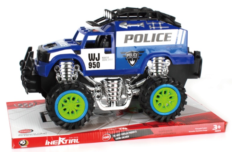 Mașina Off Road de Poliție cu Fricțiune, 34cm