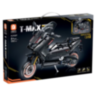 Motocicletă T-MAX de Asamblat – 1282 Piese, Set Detaliat pentru Copii și Colecționari
