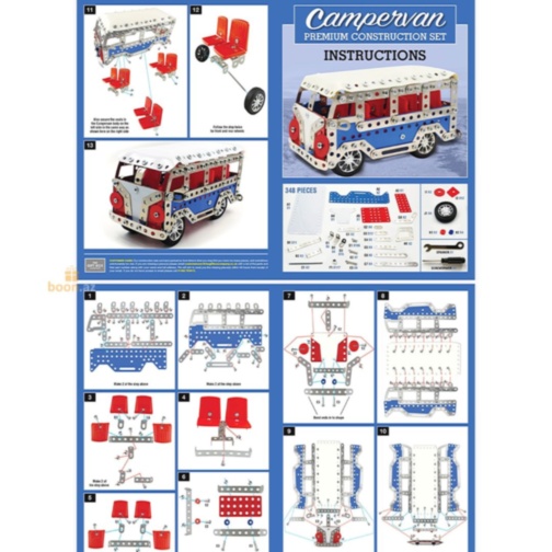 Constructor metalic microbuz 337 piese diy