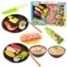 Platoul de Role, Sushi, Creveți și Ramen cu Tăviță