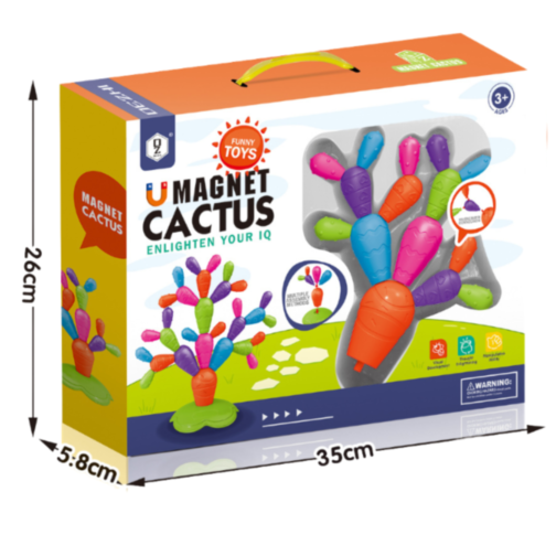 Cactus Magnetic Educativ 31 Piese - Distracție și Dezvoltare