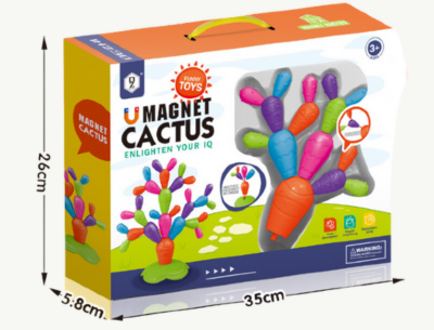 Cactus Magnetic Educativ 31 Piese - Distracție și Dezvoltare | image