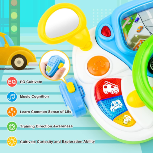 Volan Interactiv pentru Copii – Simulare Realistă de Conducere