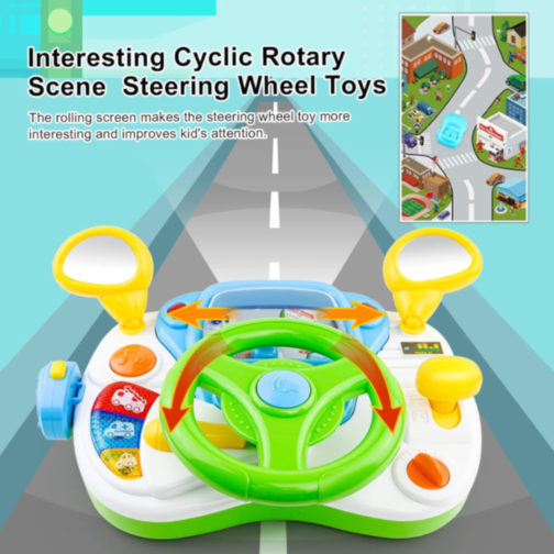 Volan Interactiv pentru Copii – Simulare Realistă de Conducere