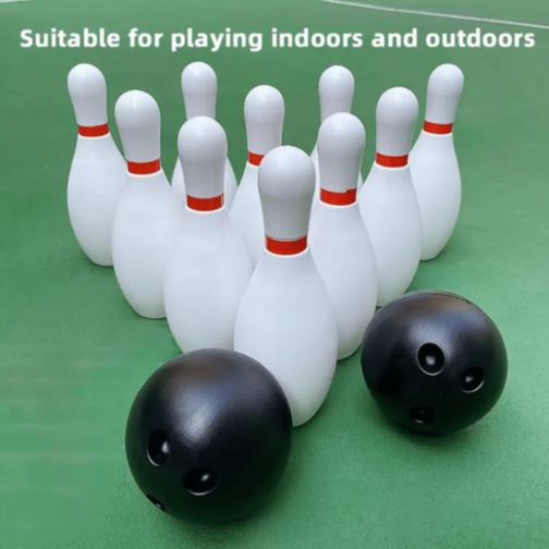 Set Bowling cu 12 Popice și 2 Mingi
