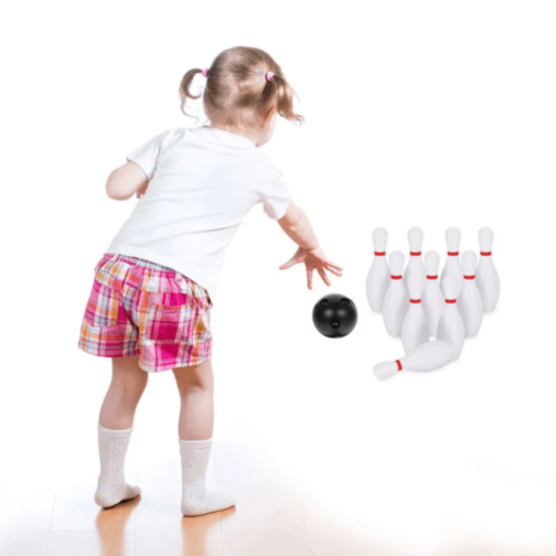 Set Bowling cu 12 Popice și 2 Mingi