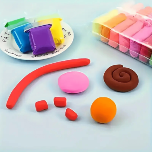Set 24 Culori Plastilină Inteligentă pentru Modelaj