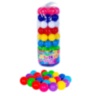 Set de 62 Bile Colorate, diametru 6cm