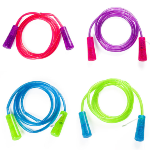 Coardă de Sărit cu LED – Distracție Activă și Strălucitoare (culoare aleatorie)