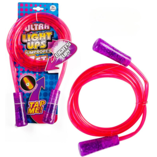 Coardă de Sărit cu LED – Distracție Activă și Strălucitoare (culoare aleatorie)