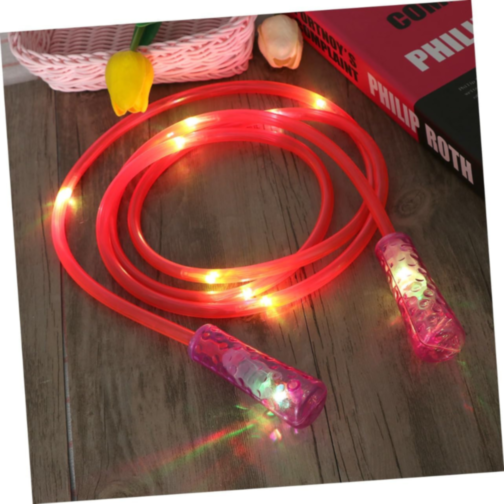 Coardă de Sărit cu LED – Distracție Activă și Strălucitoare (culoare aleatorie)