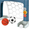 Set sportiv 3 în 1 pentru copii mici - Baschet, Fotbal și Golf