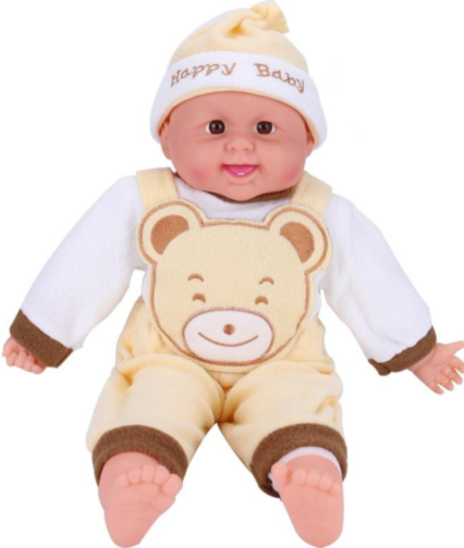 Bebeluș cu Sunete, corp moale 48cm 