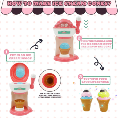 Set de Joacă Interactiv „Magazin de Înghețată” pentru Copii