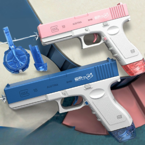 Pistol Electric cu Apă Reîncărcabil (roșu)