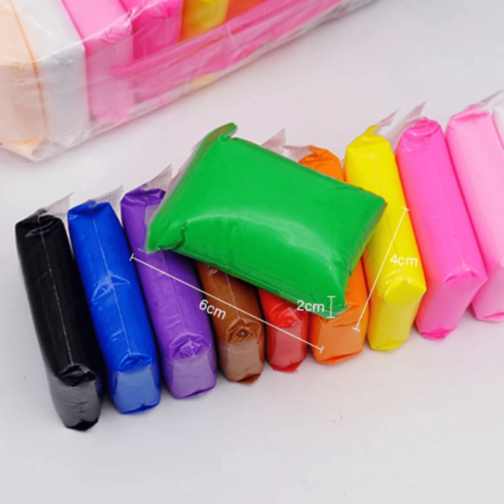 Set Plastilină Ușoară Air Dry Clay 12 Culori