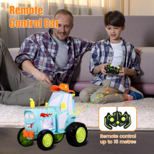 Tractor Dansator cu Telecomandă - Salturi și Acțiune