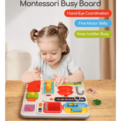 Tablă Interactivă Multifuncțională cu Sunete și Lumini – Stil Bucătărie