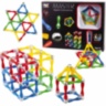 Set de Construcție Magnetic 124 Piese 