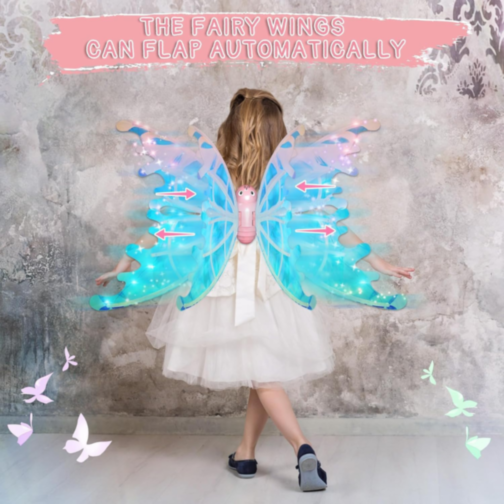 Aripi Magice Prințesă cu Efecte Luminiscente