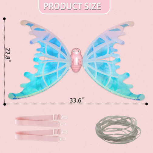 Aripi Magice Prințesă cu Efecte Luminiscente