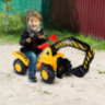 Excavator Ride-On cu Lopată Mobilă 