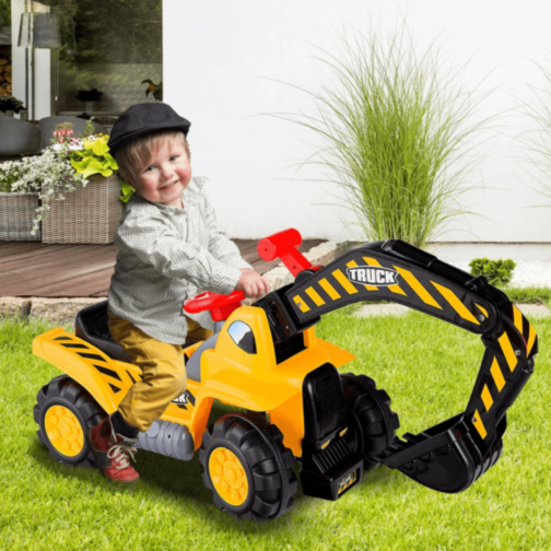 Excavator Ride-On cu Lopată Mobilă 