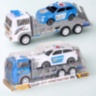 Camion transport mașini poliție copii cu platformă mare (culoare aleatorie)