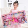 Set păpușă prințesă cu rochii și accesorii beauty