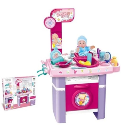 Mega Set Mobilier de Baie pentru Păpușă