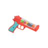 Pistol cu Efecte de Lumină și Vibrație – Jucărie Interactivă cu Roți Colorate