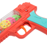 Pistol cu Efecte de Lumină și Vibrație – Jucărie Interactivă cu Roți Colorate