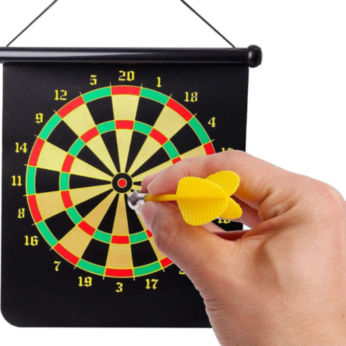 Tablă de Darts Magnetică cu 6 Săgeți – Joc de Precizie pentru Copii și Adulți