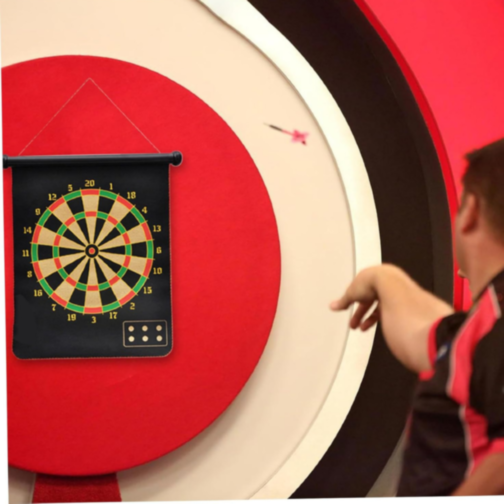 Tablă de Darts Magnetică cu 6 Săgeți – Joc de Precizie pentru Copii și Adulți