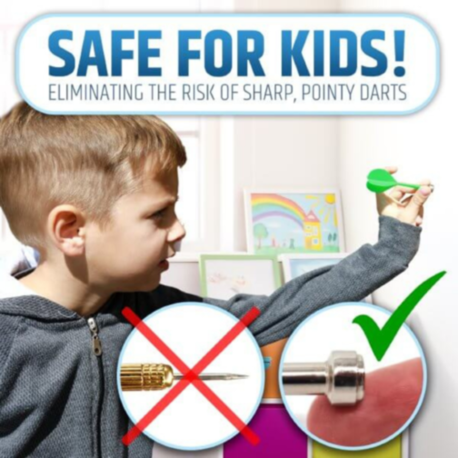 Tablă de Darts Magnetică cu 6 Săgeți – Joc de Precizie pentru Copii și Adulți