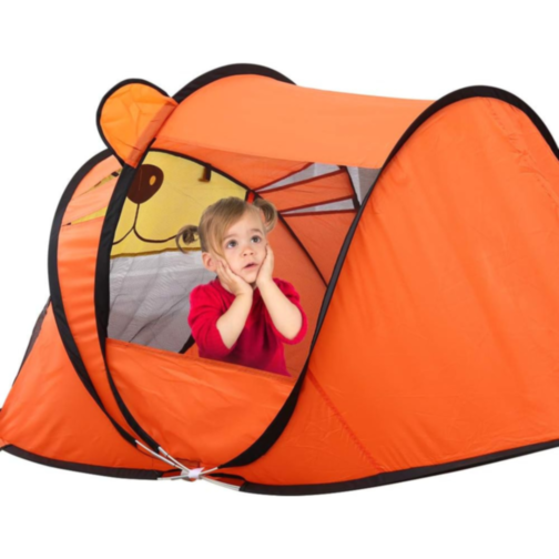 Cort de Joacă pentru Copii, Model Tigru, Portabil, Interior și Exterior