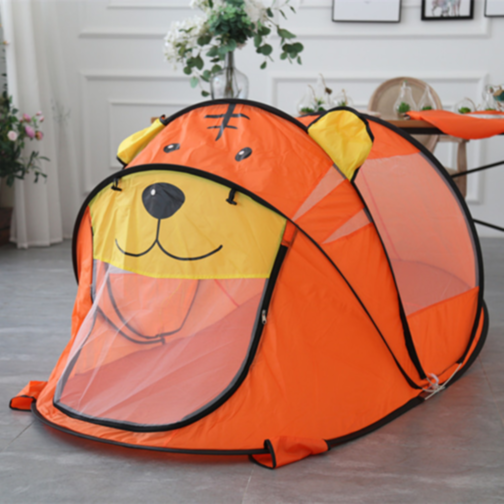 Cort de Joacă pentru Copii, Model Tigru, Portabil, Interior și Exterior