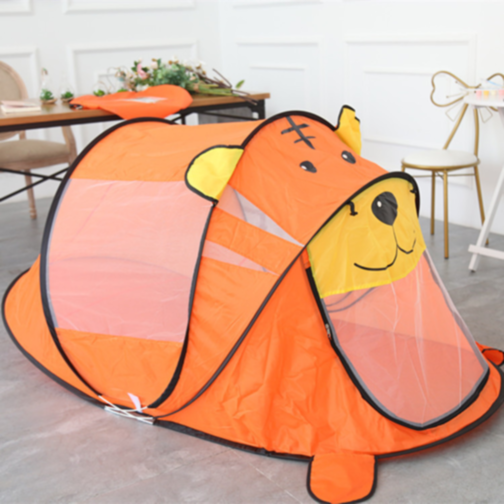 Cort de Joacă pentru Copii, Model Tigru, Portabil, Interior și Exterior