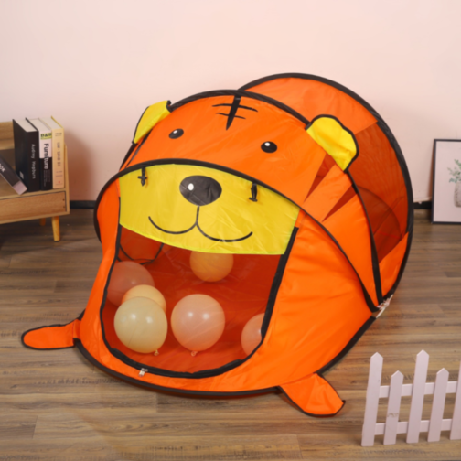 Cort de Joacă pentru Copii, Model Tigru, Portabil, Interior și Exterior