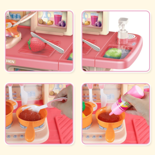 Set de Bucătărie pentru Copii – Joc Imersiv de Gătit 