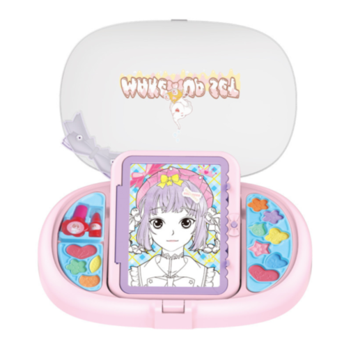 Set Machiaj Creativ cu Desene Anime pentru Copii