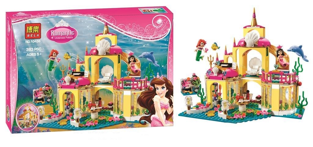 Set de Construcție  Castelul lui Ariel  cu 383 piese