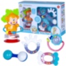 Set 5 Zornăitoare Multicolore, 1 cu Ventuză, 2 pentru Dentiție
