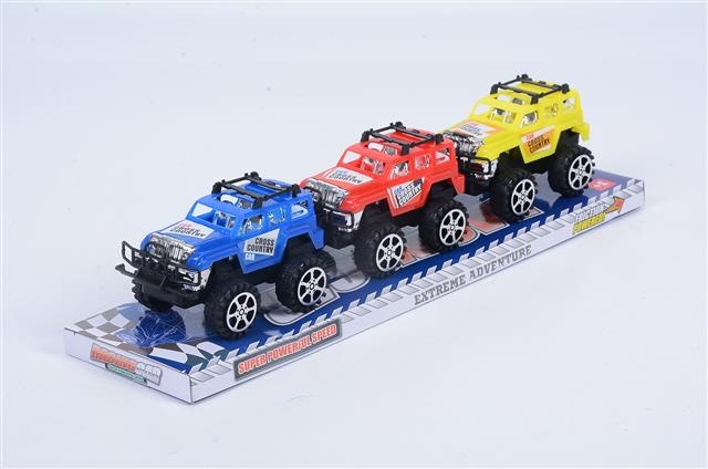 Set 3 Mașini cu Mecanism de Fricțiune