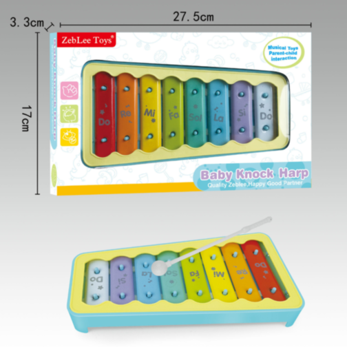 Xilofon Colorat pentru Bebeluși - ZebLee Toys