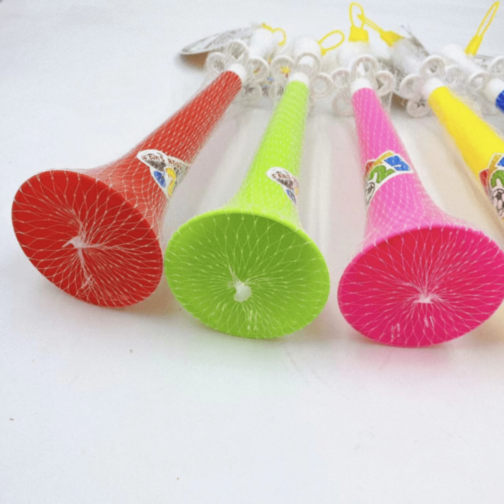 Trompetă Vuvuzelă Colorată pentru Suporteri cu Sunet Puternic (culoare aleatorie)