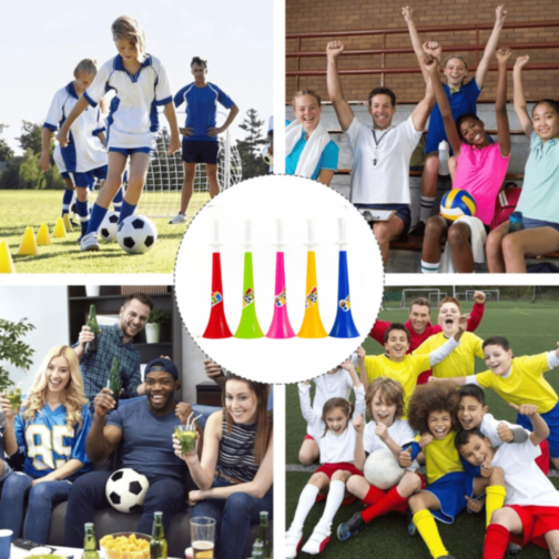 Trompetă Vuvuzelă Colorată pentru Suporteri cu Sunet Puternic (culoare aleatorie)