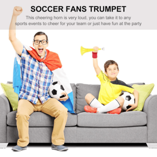 Trompetă Vuvuzelă Colorată pentru Suporteri cu Sunet Puternic (culoare aleatorie)