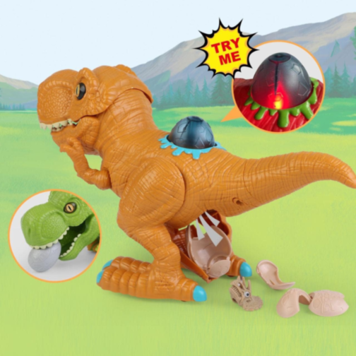 Dinozaur Interactiv cu Oul Magic - T-Rex Distractiv
