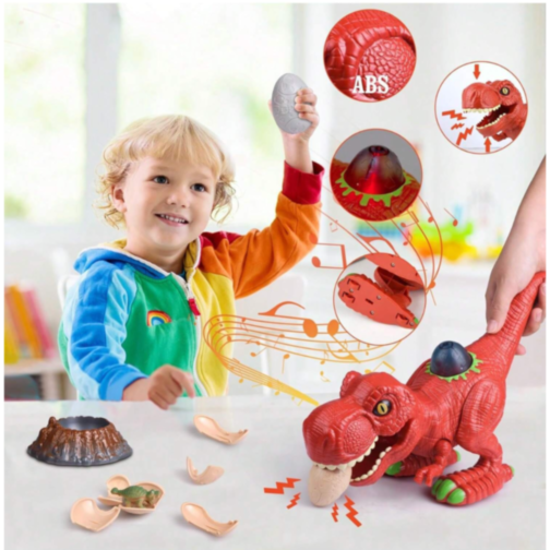 Dinozaur Interactiv cu Oul Magic - T-Rex Distractiv